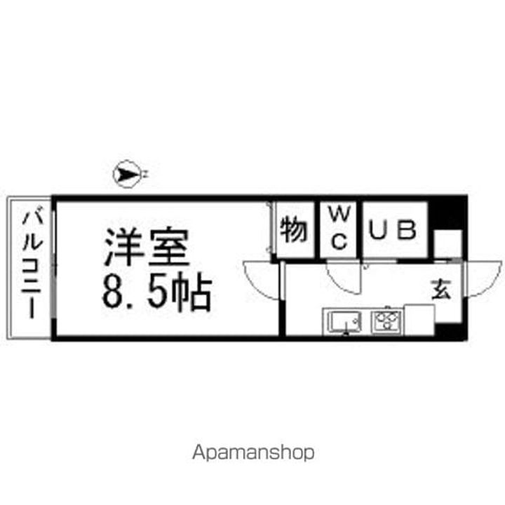 ウェステリア西大須909の間取り