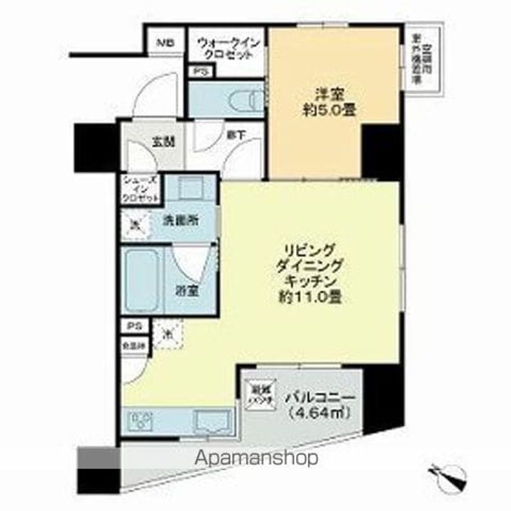 グローベル ザ・スイート横浜コアシスの間取り