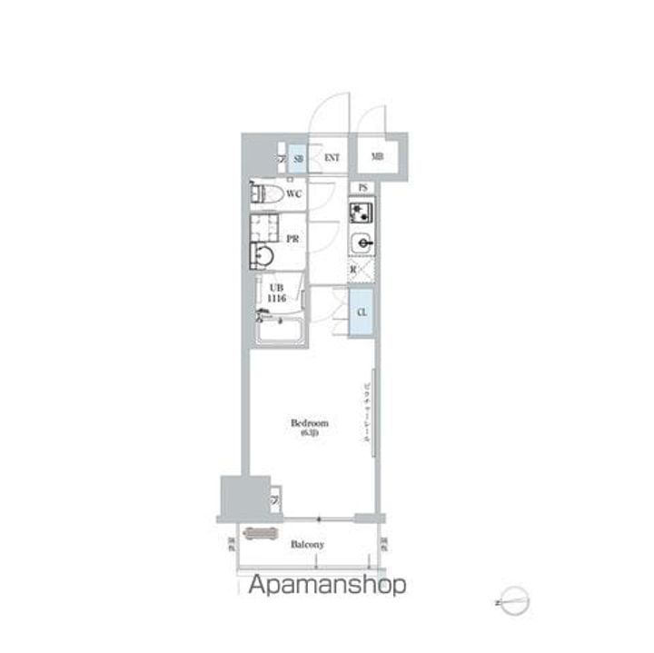 ディームス蔵前の間取り