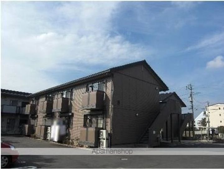 茨城県つくば市小野川の賃貸アパートの外観