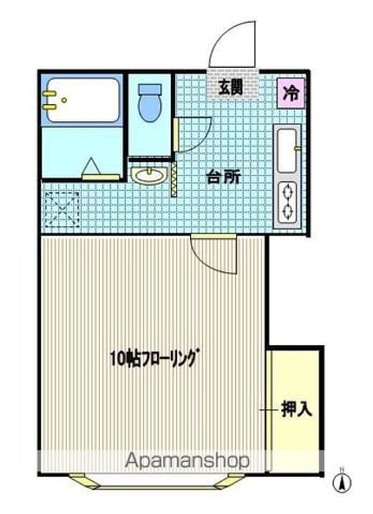 フレンディーMAY203の間取り