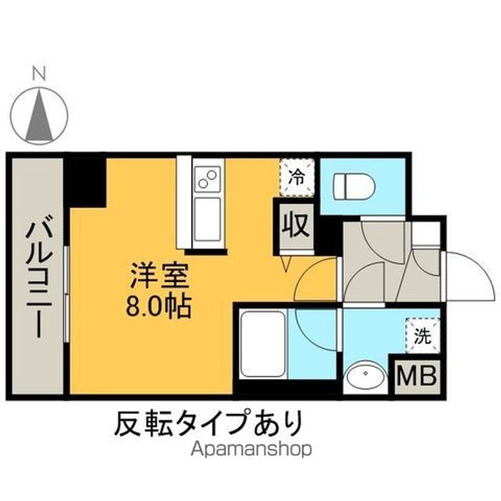 愛知県名古屋市中区大須3丁目の賃貸マンションの間取り