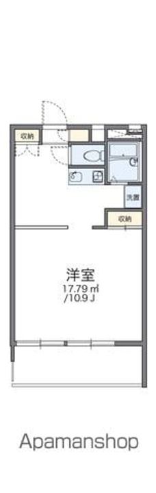 レオパレス丸山107の間取り