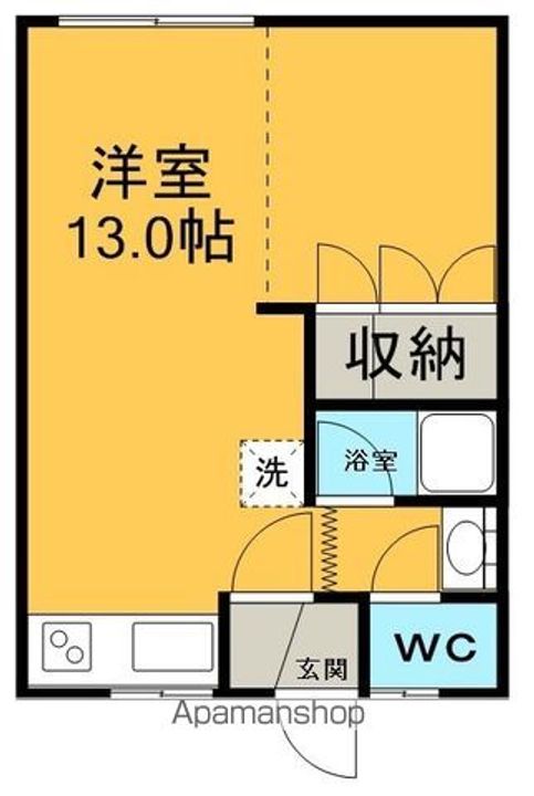 北海道網走市潮見1丁目の賃貸アパートの間取り
