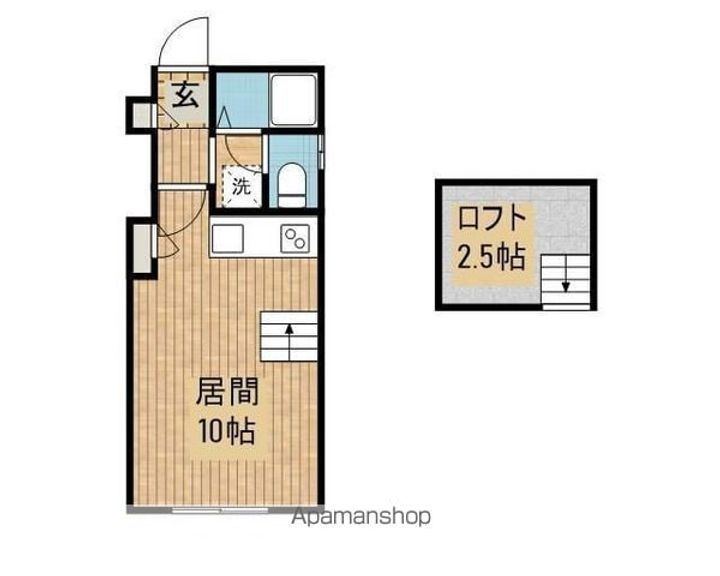 メゾネットハウス108の間取り