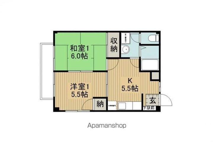 ビューIZUMI201の間取り