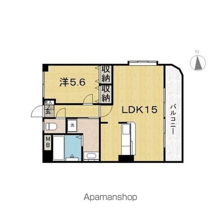 アートキャッスル401の間取り