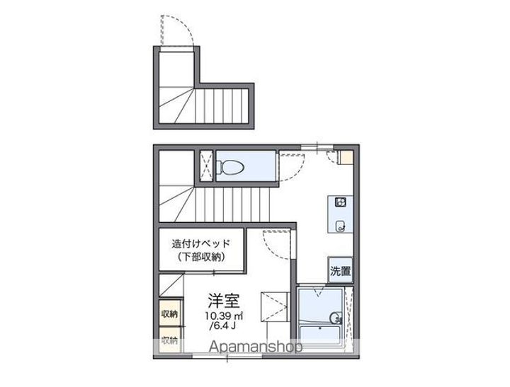 レオパレスノーブル203の間取り