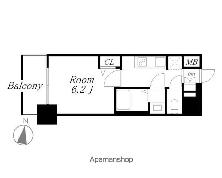 プレサンス太閤通駅前デュプルの間取り