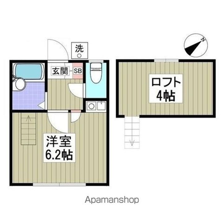 トーシンハイツ三郷の間取り
