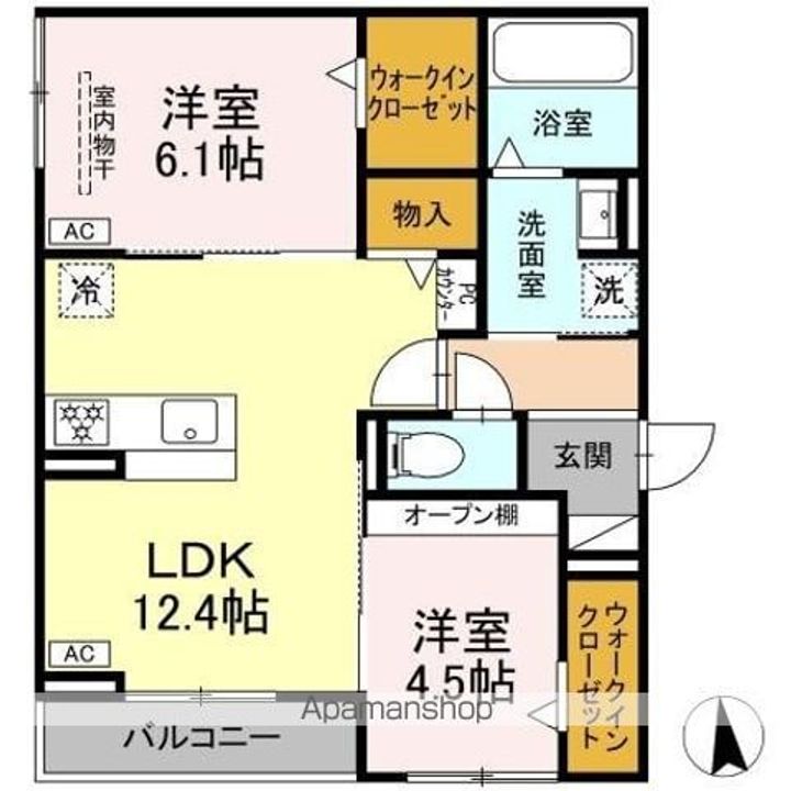 グランカメリアの間取り