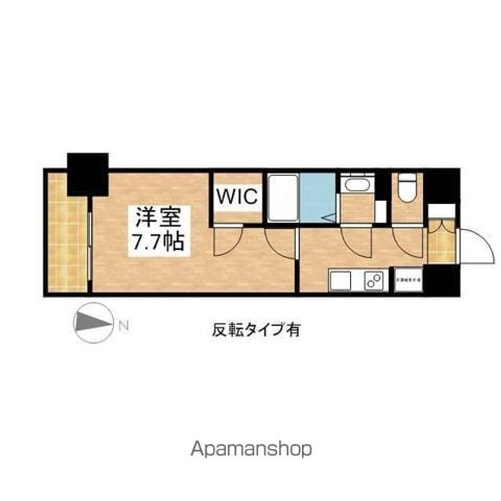 愛知県名古屋市中区新栄3丁目の賃貸マンションの間取り