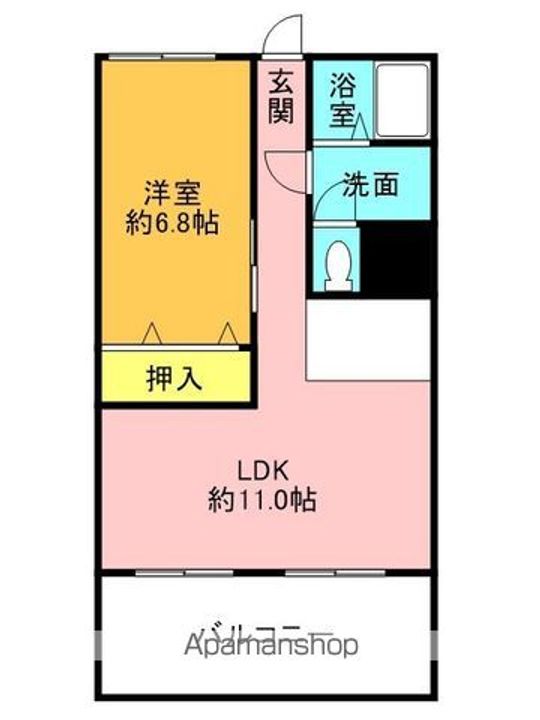 エクセルシオールSANO Ⅰ号棟501の間取り