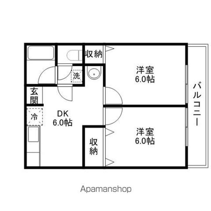 滋賀県甲賀市信楽町勅旨の賃貸アパートの間取り