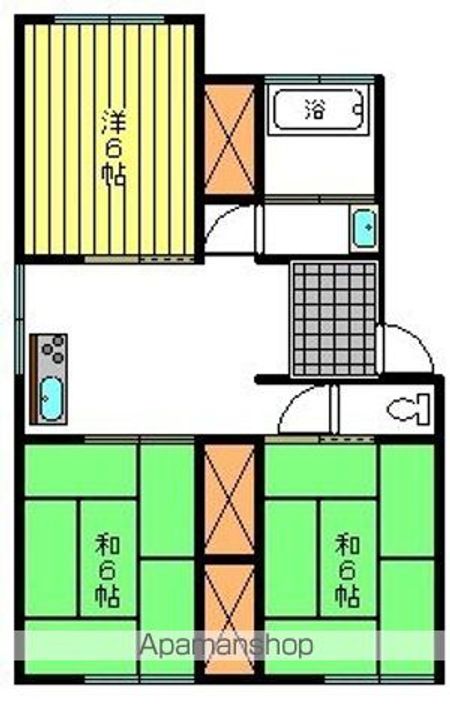長江ハイツ102の間取り
