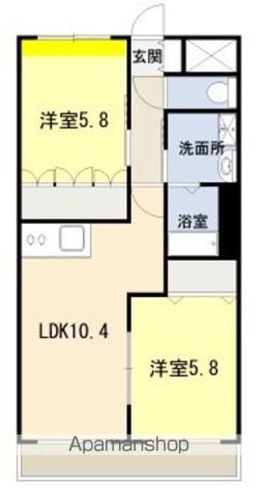 エクセレント桜マンションの間取り