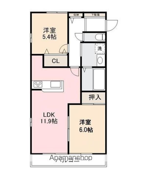 フォブール望の間取り