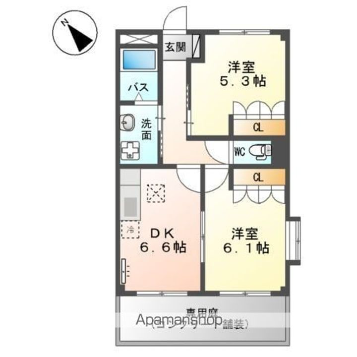ファニープレイス101の間取り