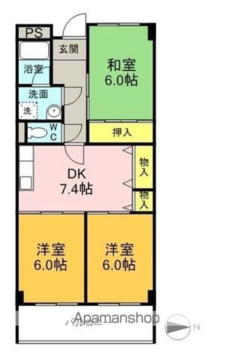 リンピアあづみの間取り