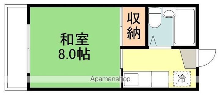油井コーポ202の間取り