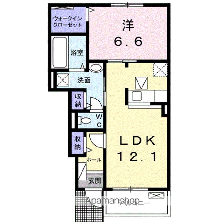 りりあん Ⅱの間取り