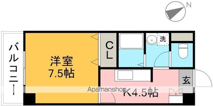 スカイブルー潮江の間取り