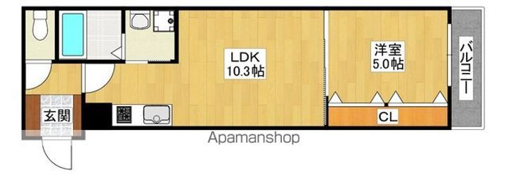 セレニティ照ヶ丘矢田A棟の間取り