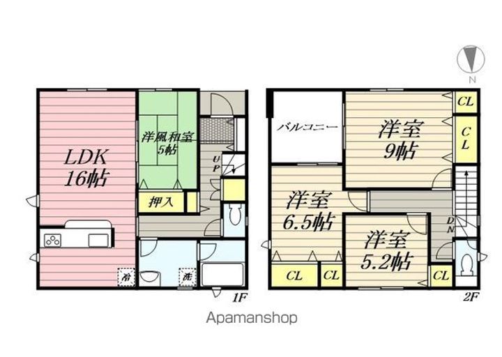 熊本県菊池郡菊陽町大字津久礼(一戸建)の賃貸物件戸建ての間取り