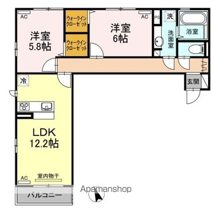 ソラーナ沖浜の間取り