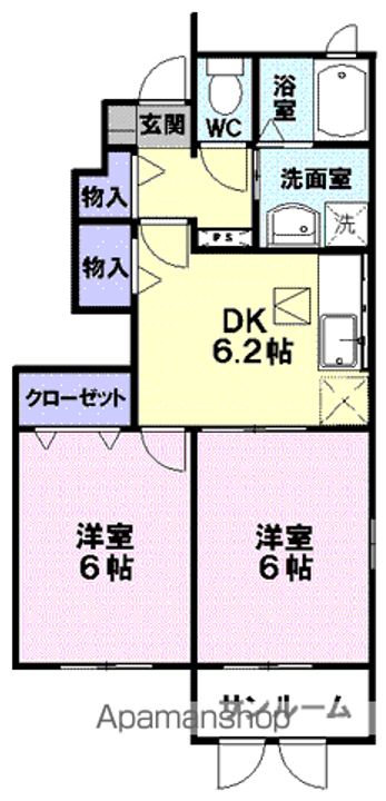 エアリー フィールドの間取り