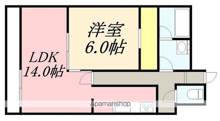 ロイヤルシティ弐番館青柳202の間取り