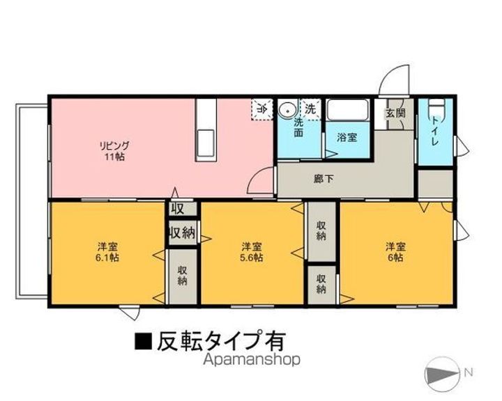 コンフォルトB203の間取り