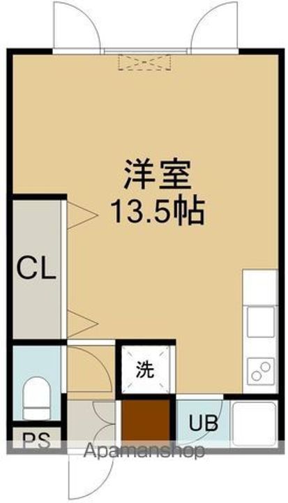 リバ上野103の間取り