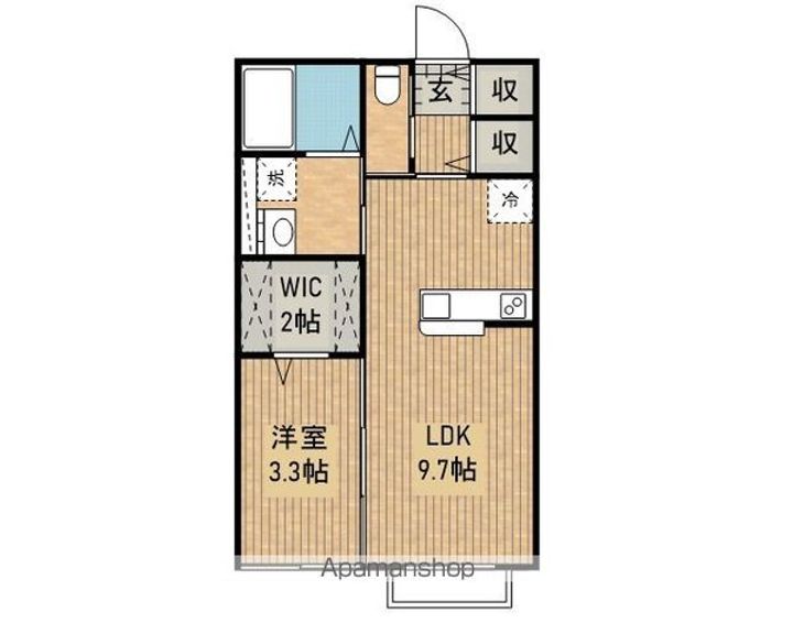 アドラブールⅢ103の間取り