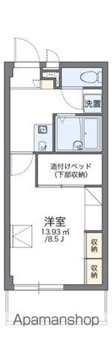 レオパレスナラヤの間取り