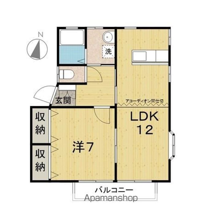 ハイツリベルテ101の間取り