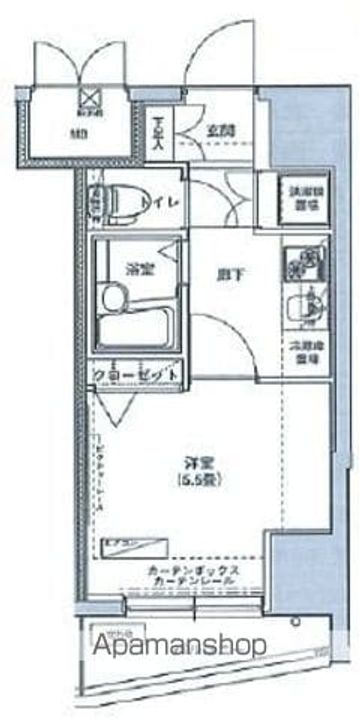 東京都豊島区上池袋4丁目の賃貸マンションの間取り