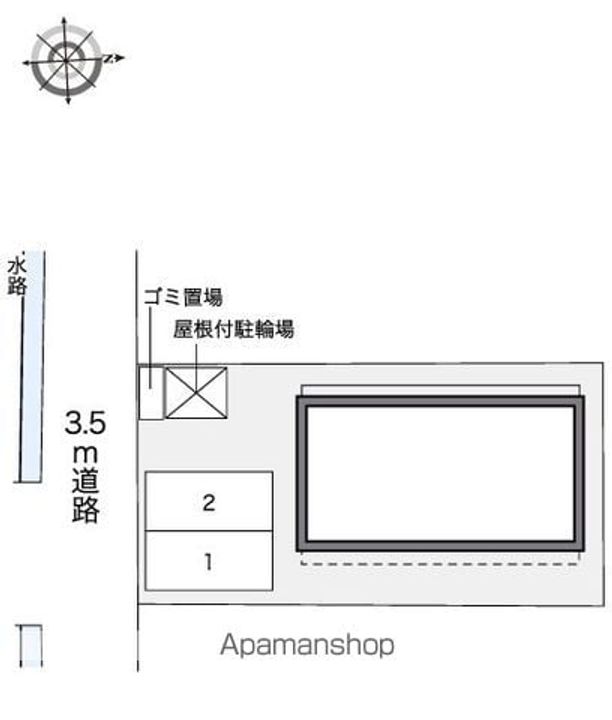愛知県北名古屋市高田寺東の川の賃貸アパートのその他画像