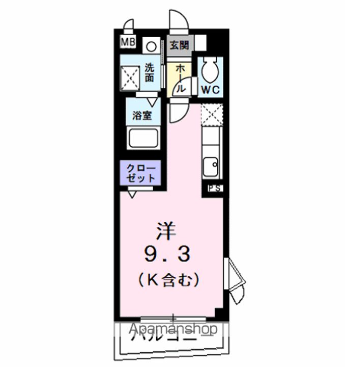 イワセ・ヴィラの間取り