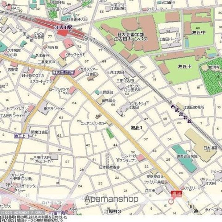 グランドコート江古田の周辺