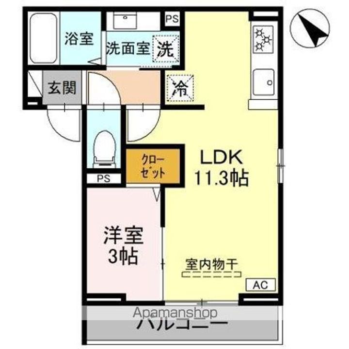 (仮称)D−ROOM下藤沢PJの間取り