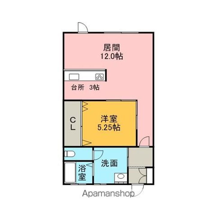 メゾンドカーム202の間取り