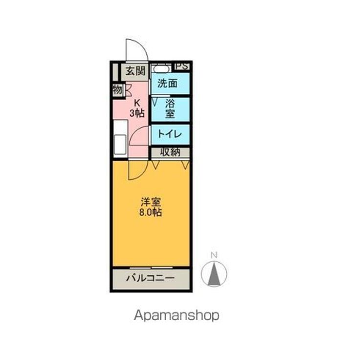 シューフルールⅥ306の間取り