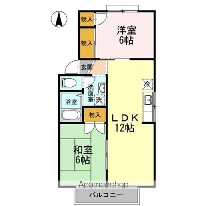 ルミエール22 C棟の間取り