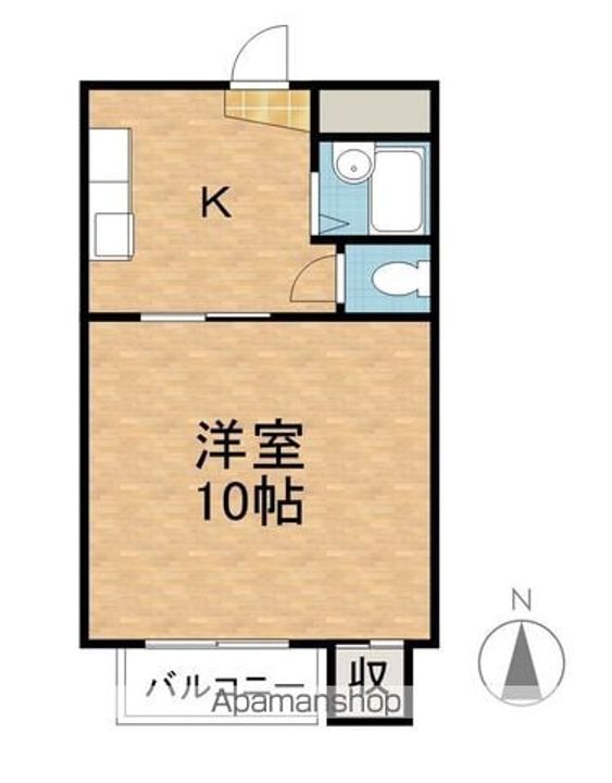 コーポT&T吉田の間取り