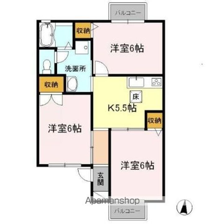 グランドールミツトヨの間取り