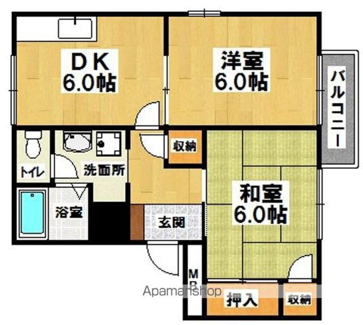 フォーレス千代田203の間取り