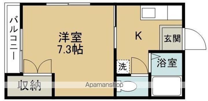 ルピナスⅡの間取り