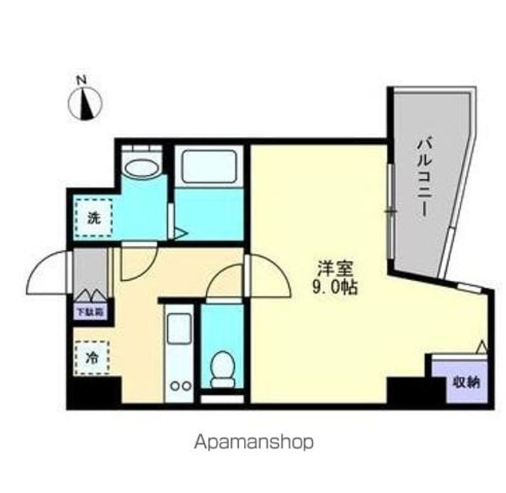 香川県高松市中野町の賃貸マンションの間取り