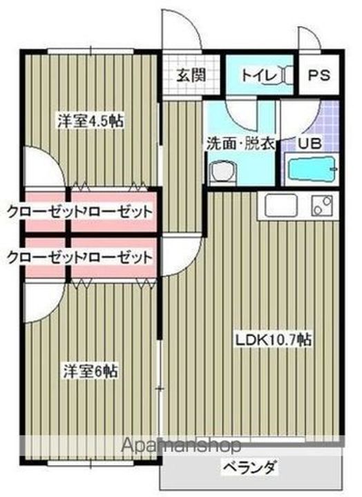 ウイングビルの間取り